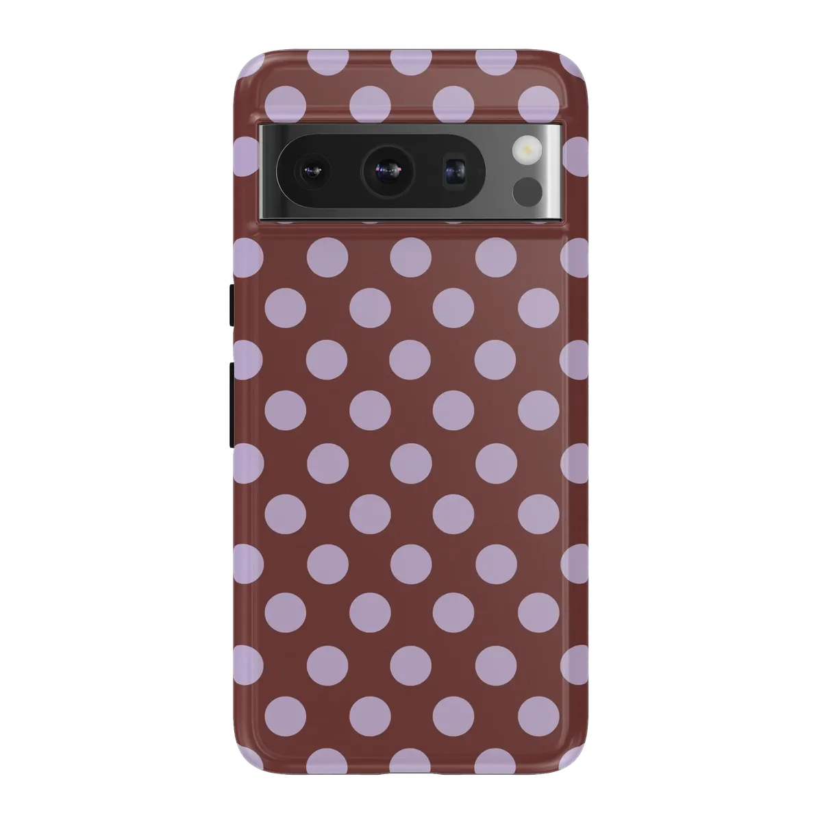 Spotted in SoHo | Burgundy Polka Dot Case