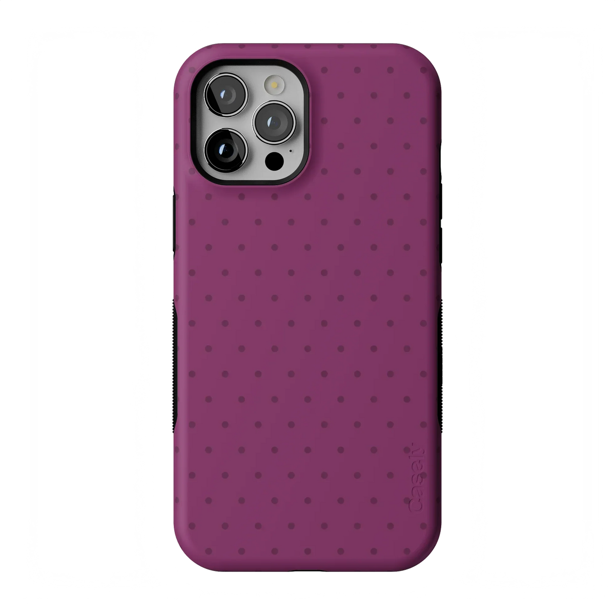 On the Dot | Plum Polka Dot Case