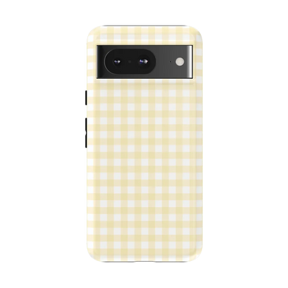 Pastel Picnic | Yellow Gingham Case