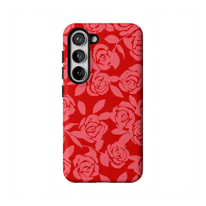Final Rose | Red & Pink Floral Case