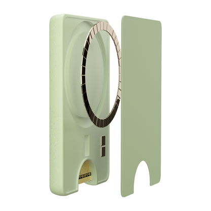 Kiwi Kiss | Matcha Green Shimmer MagWallet