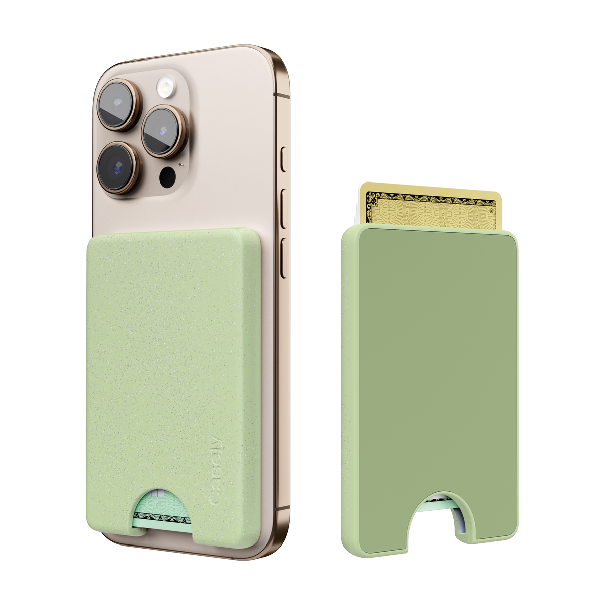 Kiwi Kiss | Matcha Green Shimmer MagWallet