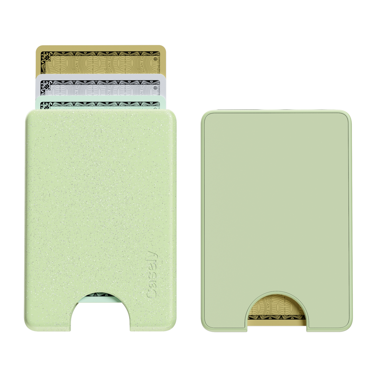 Kiwi Kiss | Matcha Green Shimmer MagWallet