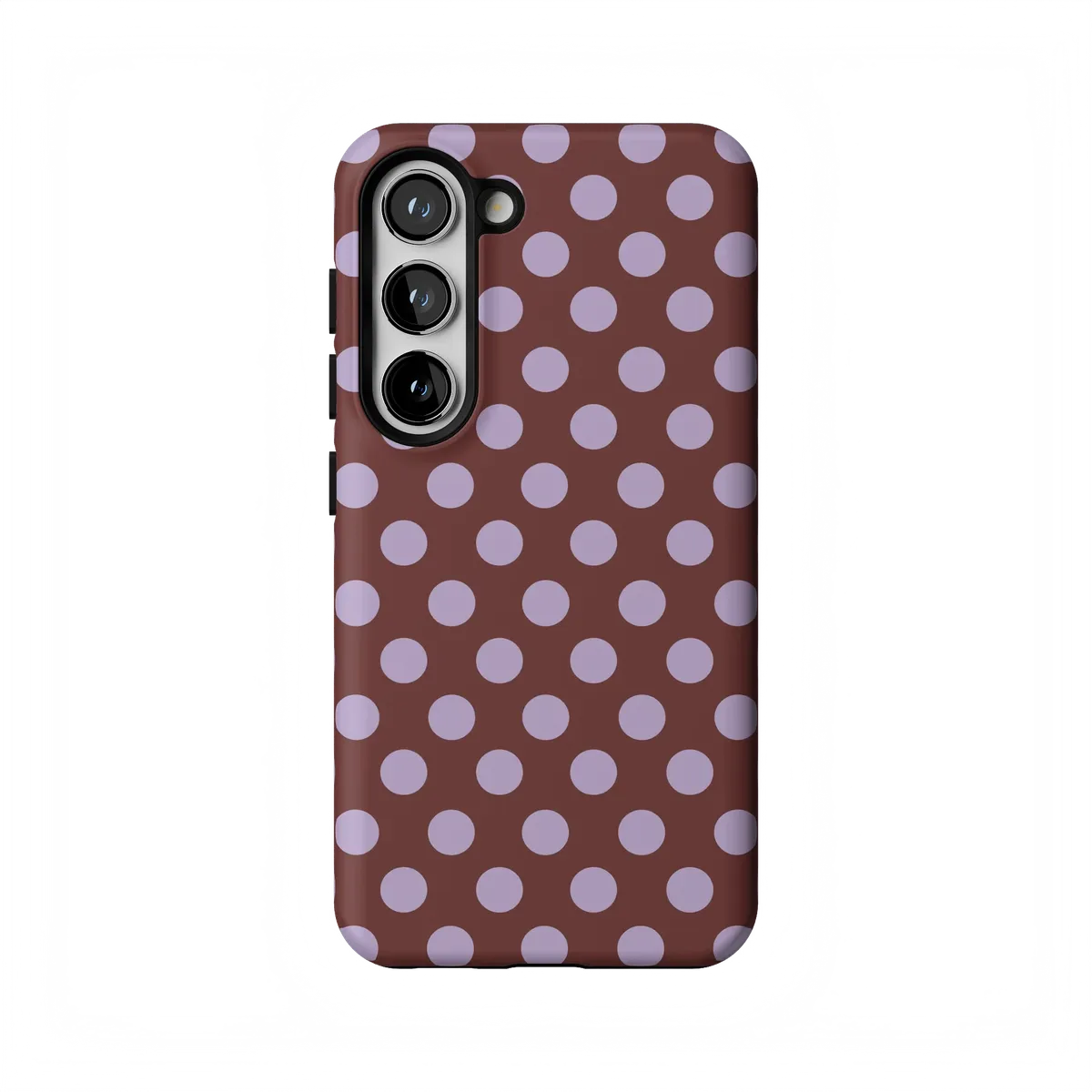 Spotted in SoHo | Burgundy Polka Dot Case