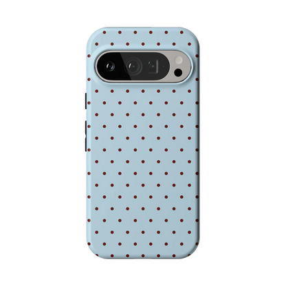 On the Dot | Blue Polka Dot Case