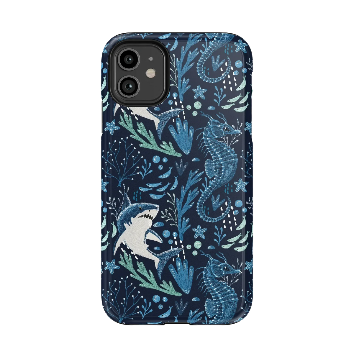 Midnight Reef | Shark Print Case