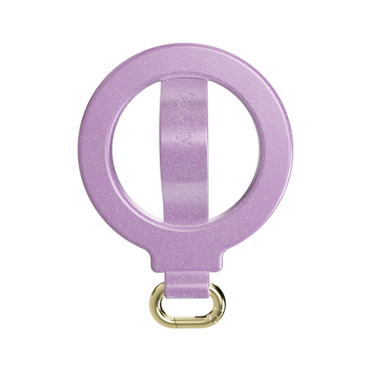 Lavender Waves | Purple Shimmer MagRing+ with Keychain