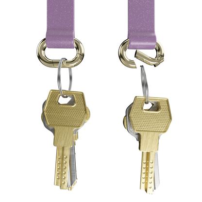 Lavender Waves | Purple Shimmer MagRing+ with Keychain