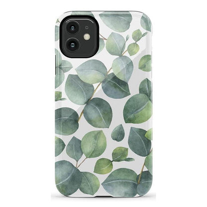 Leaf Me Alone | Green Floral Print Case