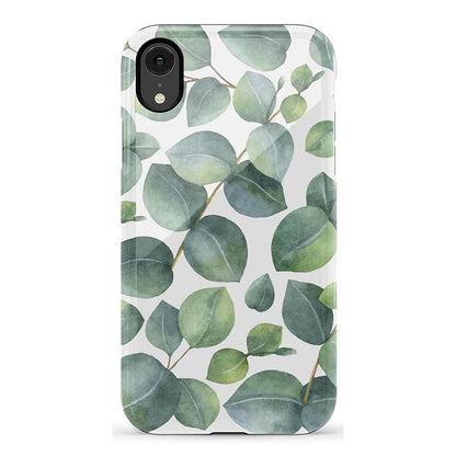 Leaf Me Alone | Green Floral Print Case