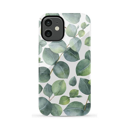 Leaf Me Alone | Green Floral Print Case