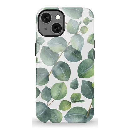 Leaf Me Alone | Green Floral Print Case