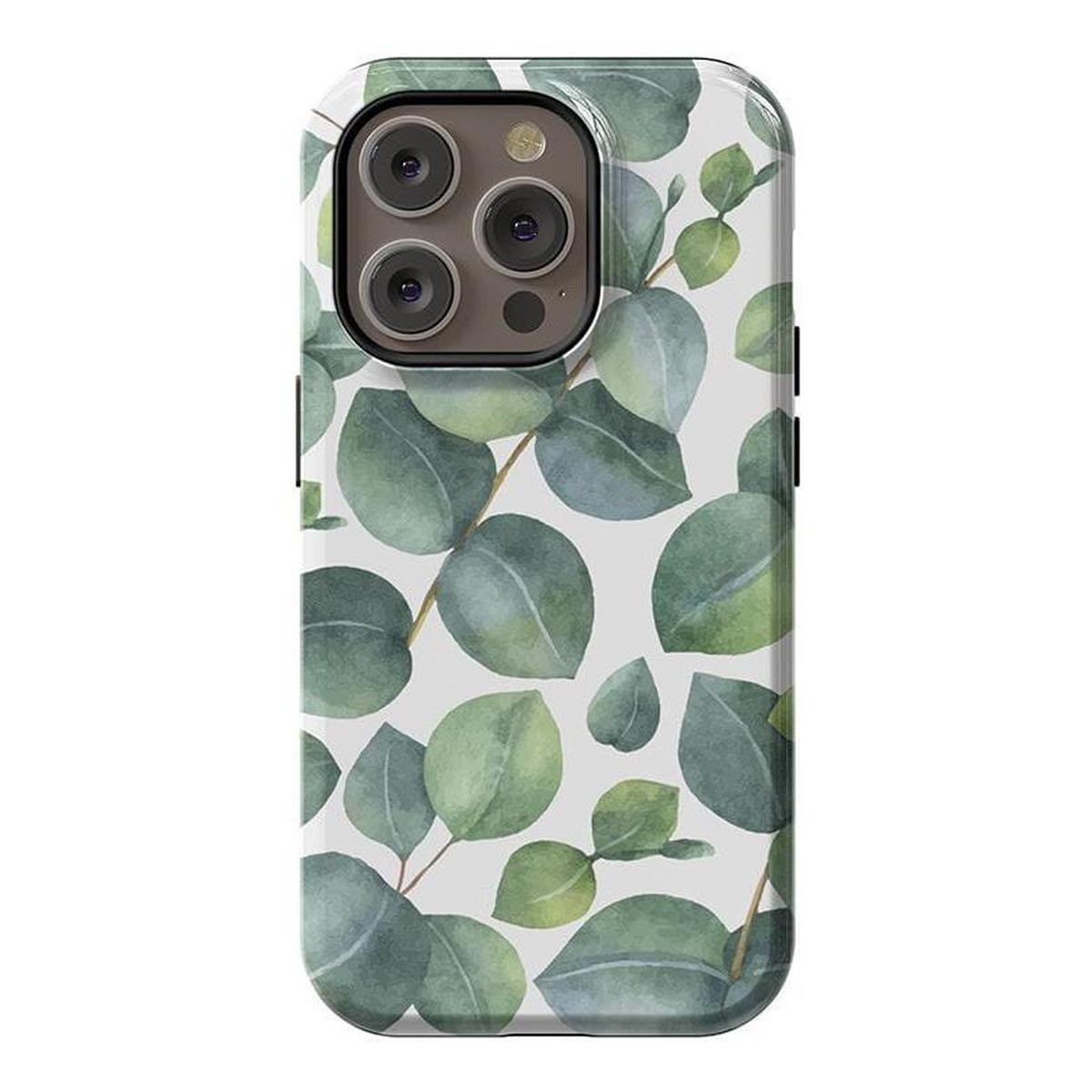 Leaf Me Alone | Green Floral Print Case