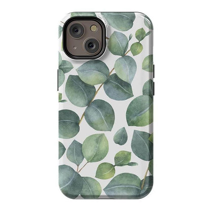 Leaf Me Alone | Green Floral Print Case
