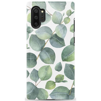 Leaf Me Alone | Green Floral Print Samsung Case