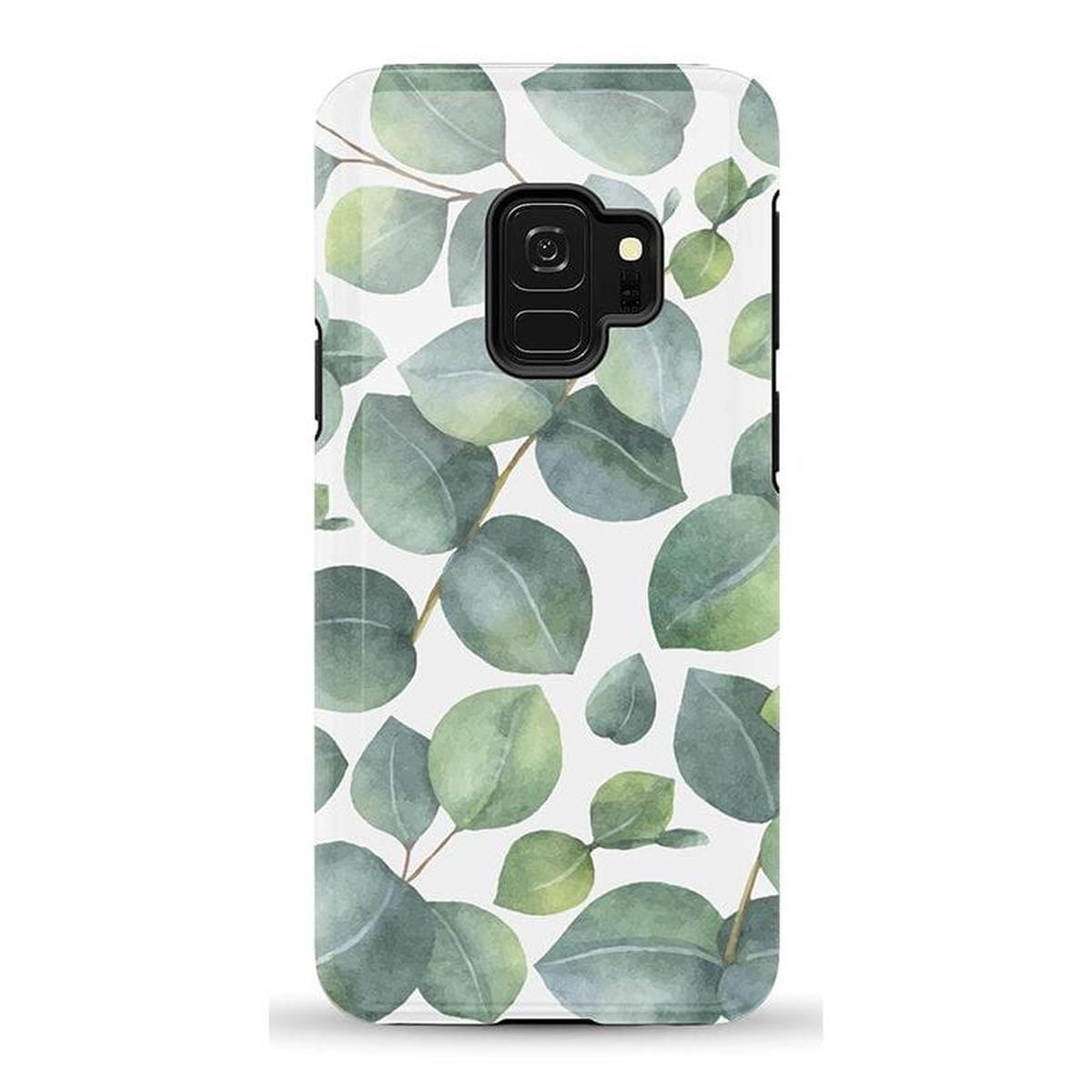 Leaf Me Alone | Green Floral Print Samsung Case