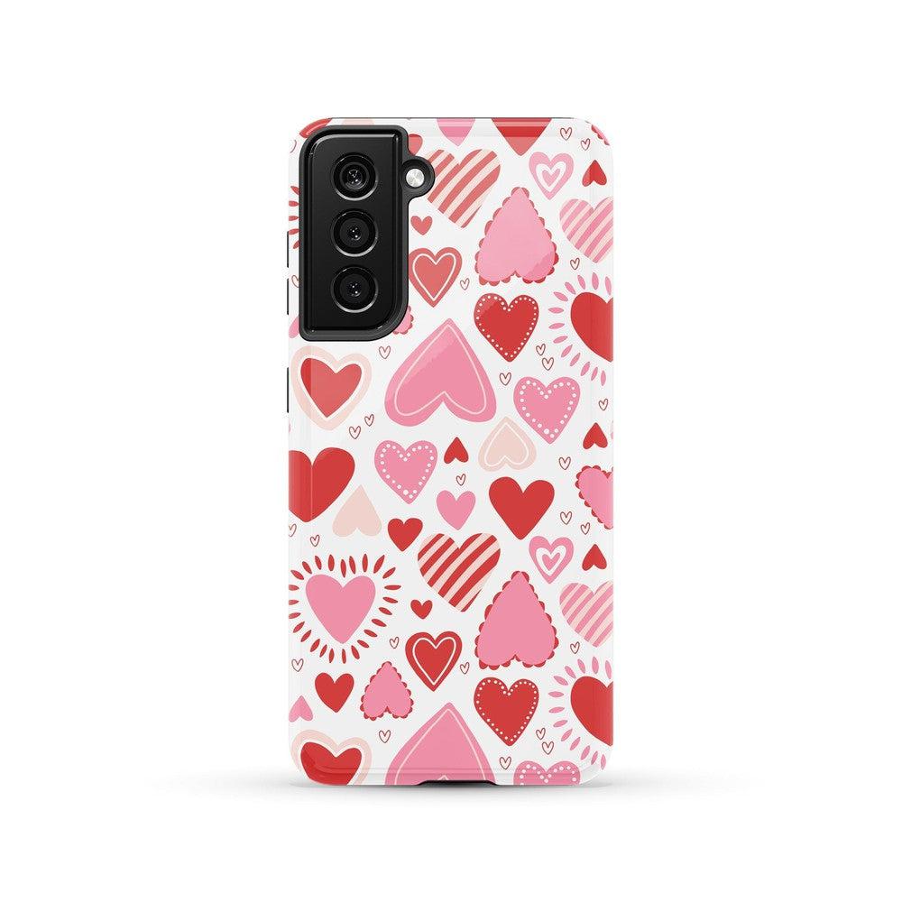 Love Struck | Heart Stickers Case