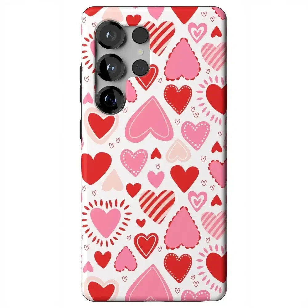 Love Struck | Heart Stickers Case
