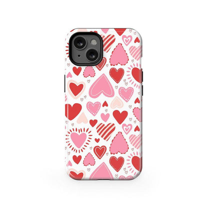 Love Struck | Heart Stickers Case