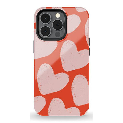 Love You More | Heart Doodle Case