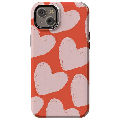 Love You More | Heart Doodle Case