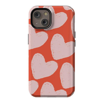 Love You More | Heart Doodle Case
