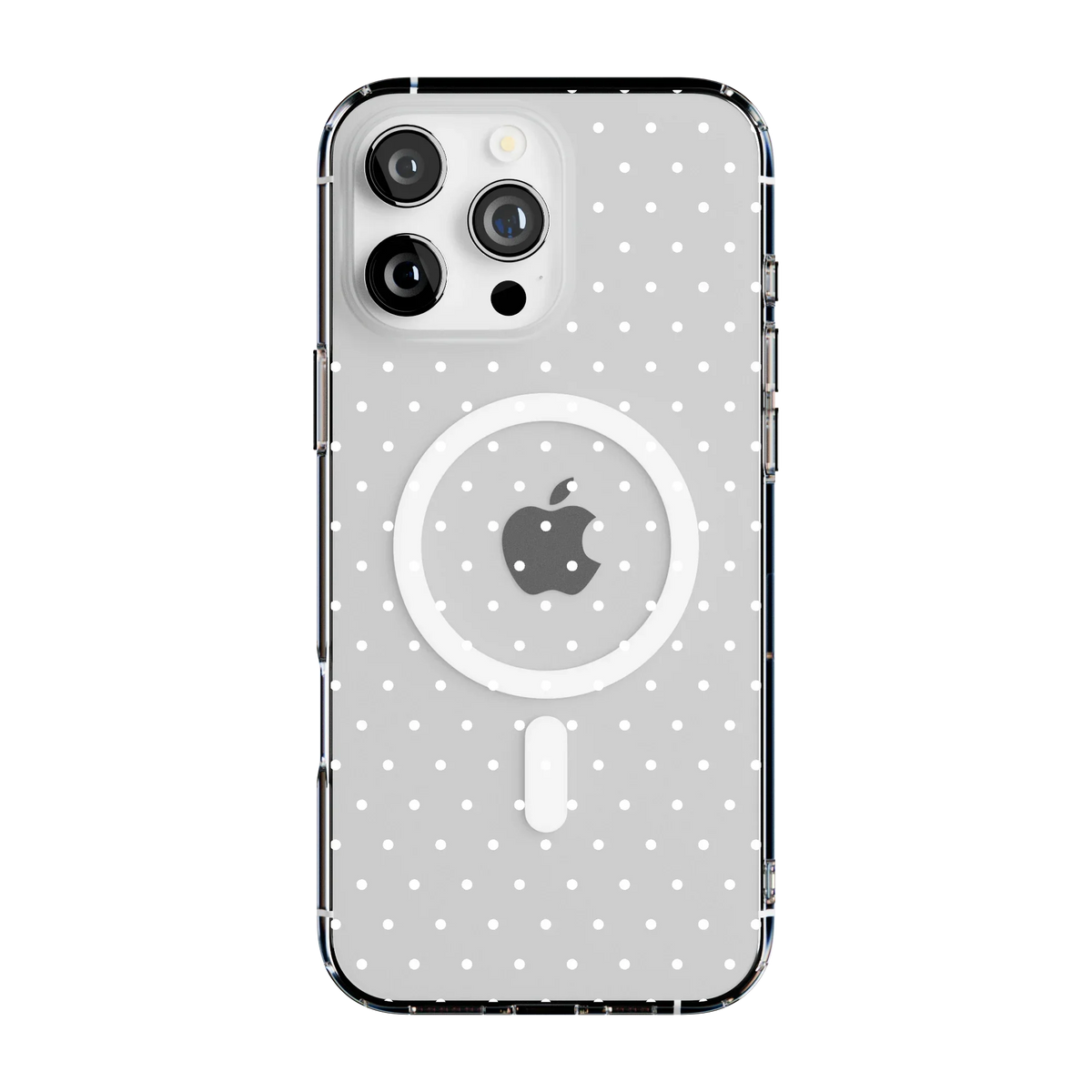 On the Dot | White Polka Dot Case