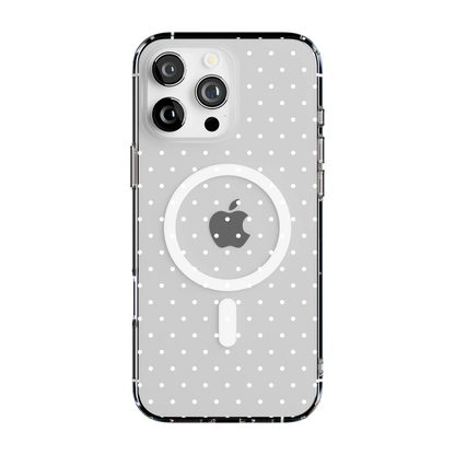 On the Dot | White Polka Dot Case