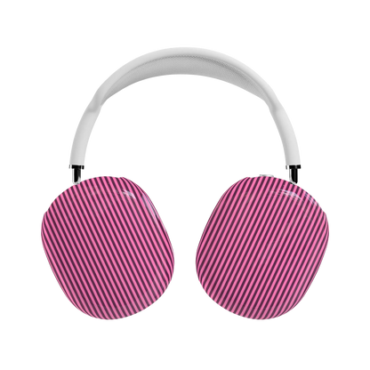Stripes and the City | Pink & Purple Pinstripe AirPods Max Case
