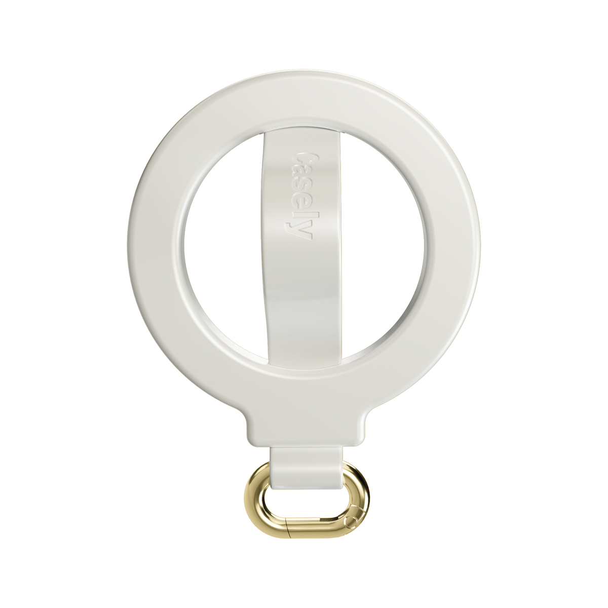 MagRing+ | Bone White Magnetic Adjustable Phone Ring with Keychain