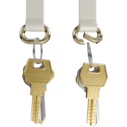 MagRing+ | Bone White Magnetic Adjustable Phone Ring with Keychain