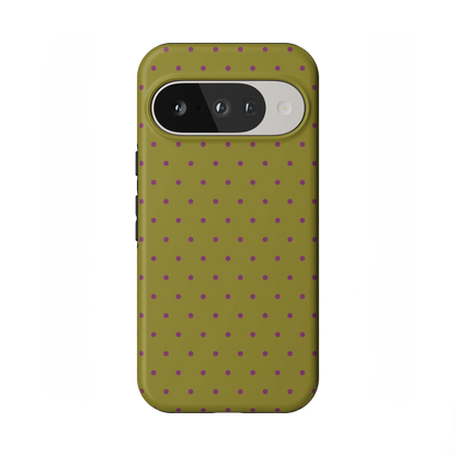 On the Dot | Moss & Plum Dots Case