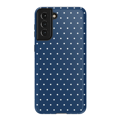 On the Dot | Navy Polka Dot Case
