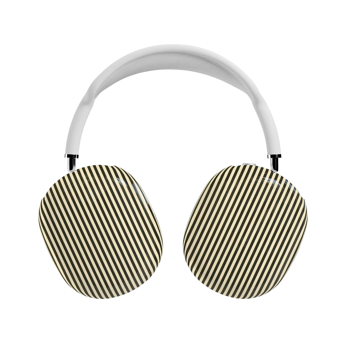 Stripes and the City | Black Pinstripes AirPods Max Case