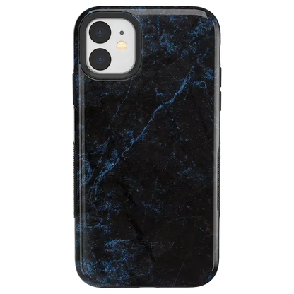 Midnight Marble | Black & Navy Case