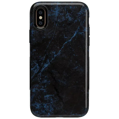 Midnight Marble | Black & Navy Case