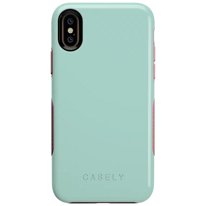 Mint Green on Pink | Ultra-Protective Bold Case