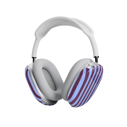 Perfect Stripes | Purple & Blue Stripes AirPods Max Case