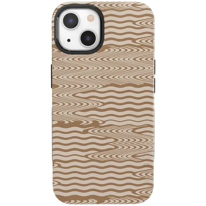 Mocha Ripple | Brown Waves Case