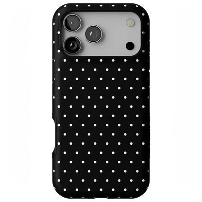 On the Dot | White Polka Dot Case