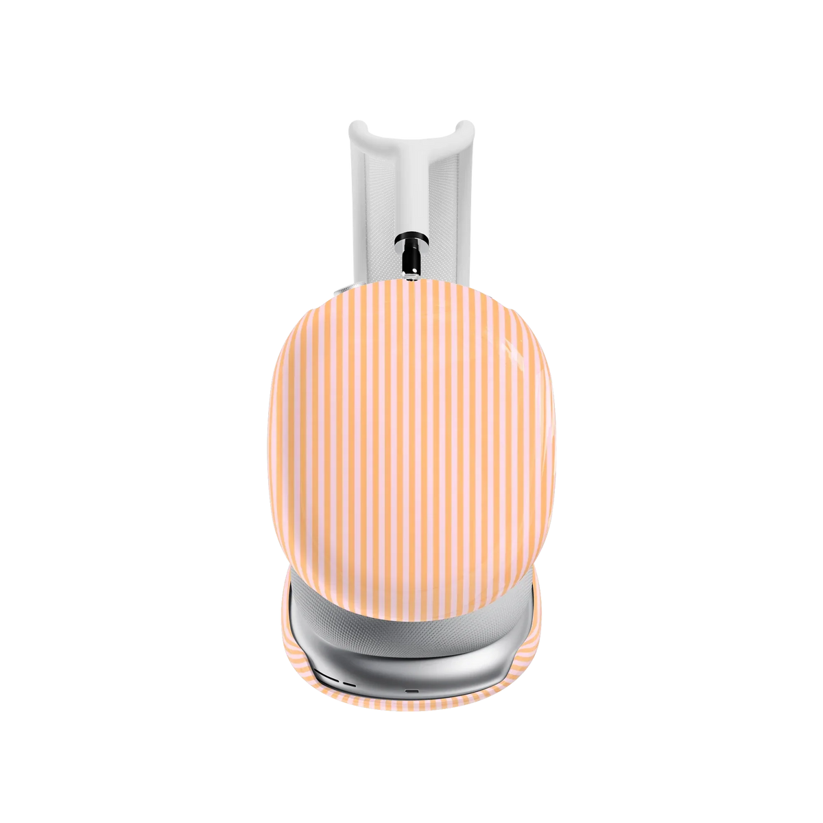 Stripes and the City | Orange & Pink Pinstripe AirPods Max Case