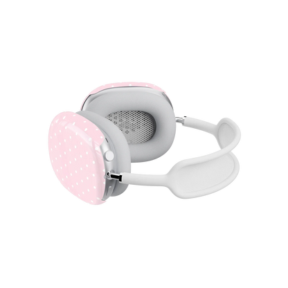 On the Dot | Pink & White Polka Dot AirPods Max Case