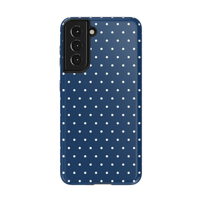 On the Dot | Navy Polka Dot Case