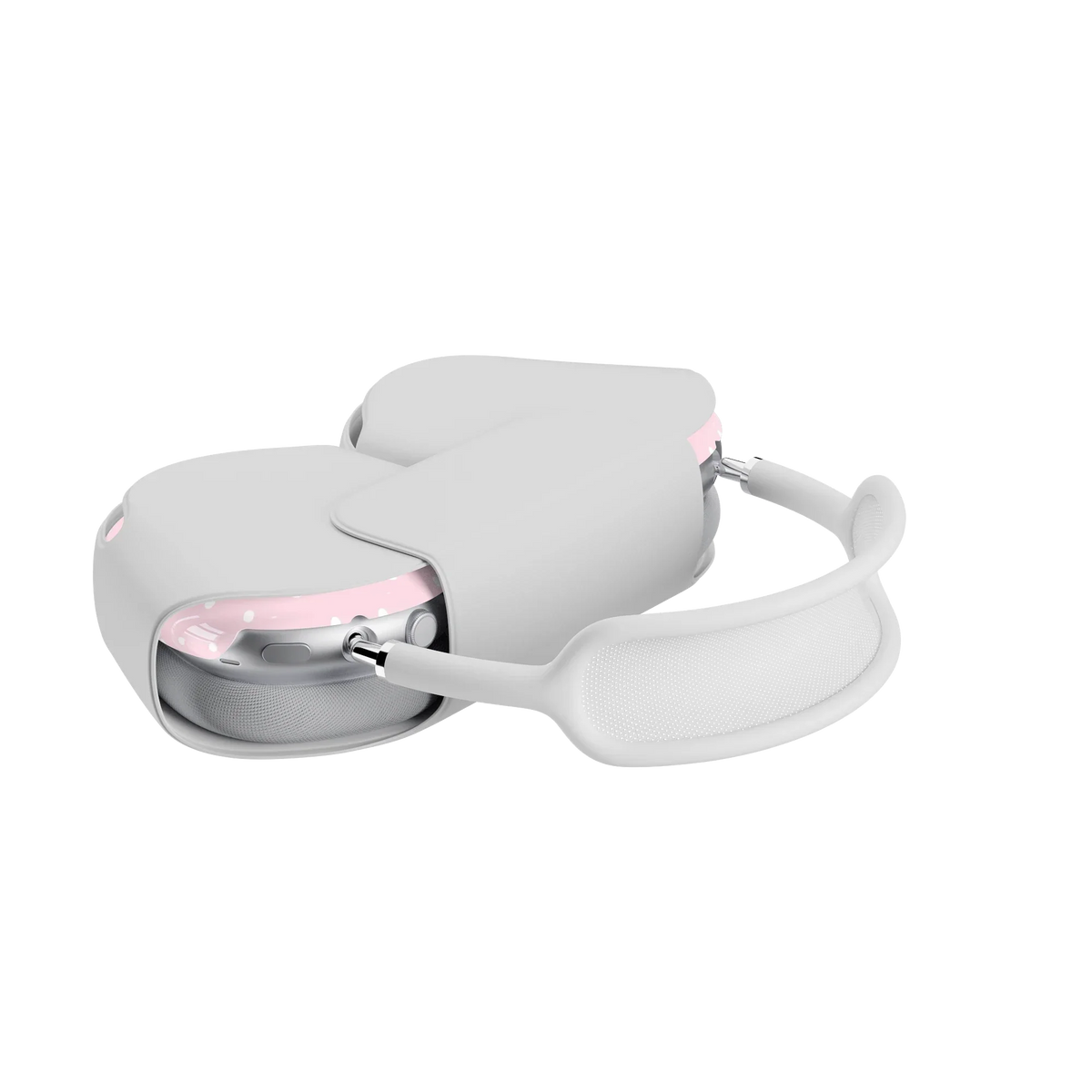 On the Dot | Pink & White Polka Dot AirPods Max Case