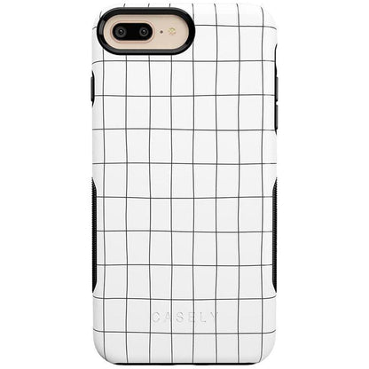 Off the Grid | White & Black Lined Case