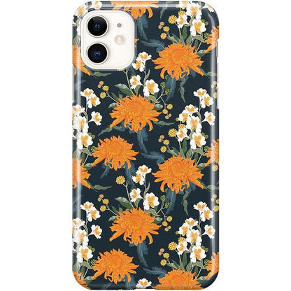 Off Tropic Floral | Exotic Orange Flower Case