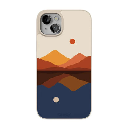 Opposites Attract | Day & Night Colorblock Mountains Case