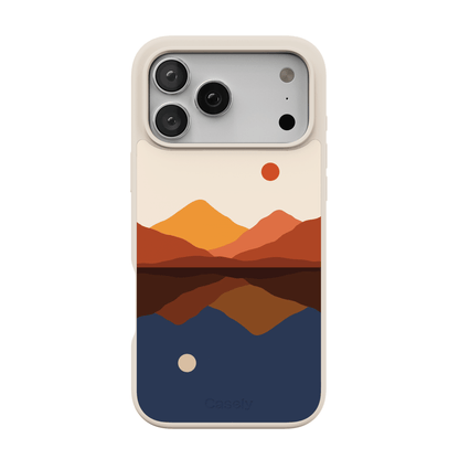 Opposites Attract | Day & Night Colorblock Mountains Case