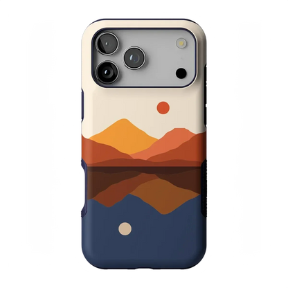 Opposites Attract | Day & Night Colorblock Mountains Case