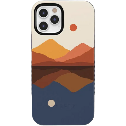 Opposites Attract | Day & Night Colorblock Mountains Case